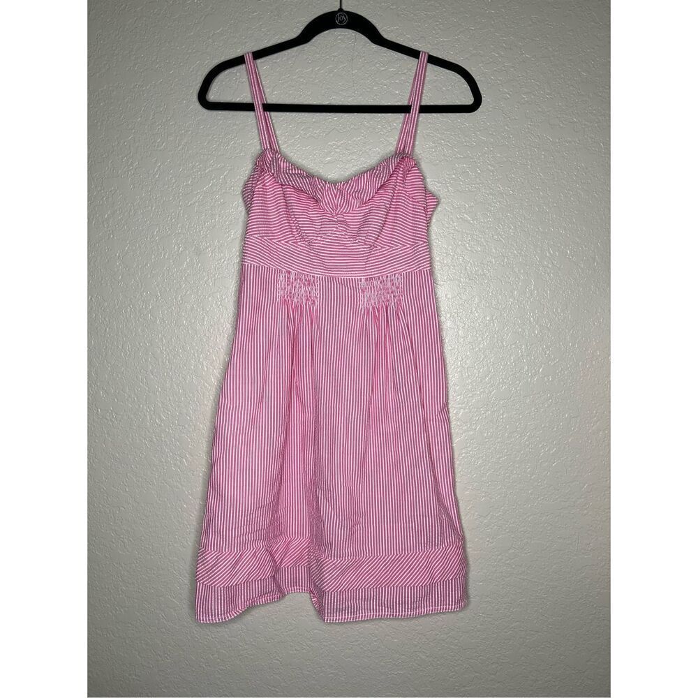 American Eagle Outfitters pink and white striped dress - size 4